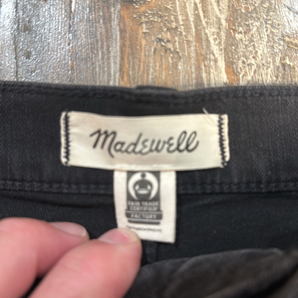 NEW WITH TAGS MADEWELL WOMENS SIZE 27 ROADTRIPPER BIKER SHORTS - Picture 3 of 5